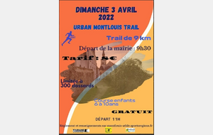 03/04/2022 :URBAN TRAIL DE MONTLOUIS