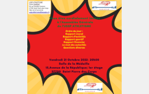 21/10/2022 :ASSEMBLEE GENERALE de l'USSP