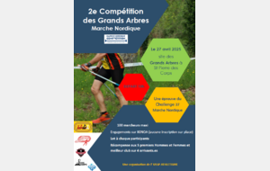 2ème édition pour la Marche Nordique des Grands Arbres !