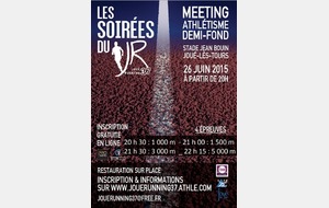 ANNULATION du MEETING DE 1/2 FOND BENJ.à VET. à JOUE-LES-TOURS