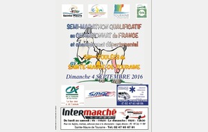 SEMI MARATHON et FOULEES de SAINTE MAURE de TOURAINE