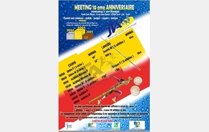 MEETING 10ème ANNIVERSAIRE à JOUE LES TOURS