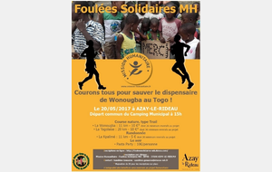 1ère FOULEES SOLIDAIRES MH à AZAY LE RIDEAU