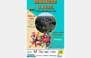 ANNULATION  :  2ème URBAN TRAIL à MONTLOUIS SUR LOIRE