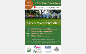 20/11/2021 :LA NORDIQUE FONDETTOISE