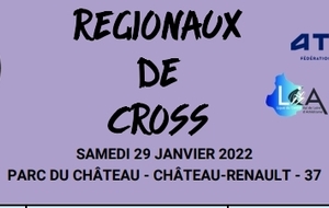 30/01/2022 : CHAMPIONNATS REGIONAUX de CROSS à CHÂTEAU RENAULT
