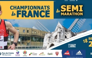 18/09/2022: CHAMPIONNATS DE FRANCE DE SEMI-MARATHON à SAINT-OMER