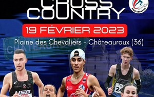 19/02/2023: DEMI-FINALE DES CHAMPIONNATS DE FRANCE de CROSS-COUNTRY à CHÂTEAUROUX