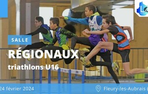 24/02/2024 : REGIONAUX de TRIATHLON U16(MIN) à FLEURY LES AUBRAIS-Halle de la Vallée