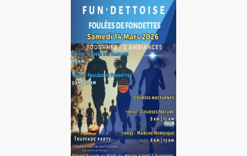 14/03/2026: La FUNDETTOISE+ Marche Nordique