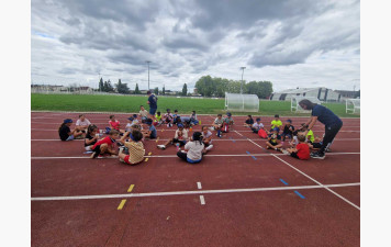 Kinder Joy of moving Athletics Day : plus de 30 enfants découvrent l’athlétisme à l’USSP