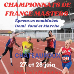 20/09/2026: Championnats de FRANCE Masters à Châtearoux